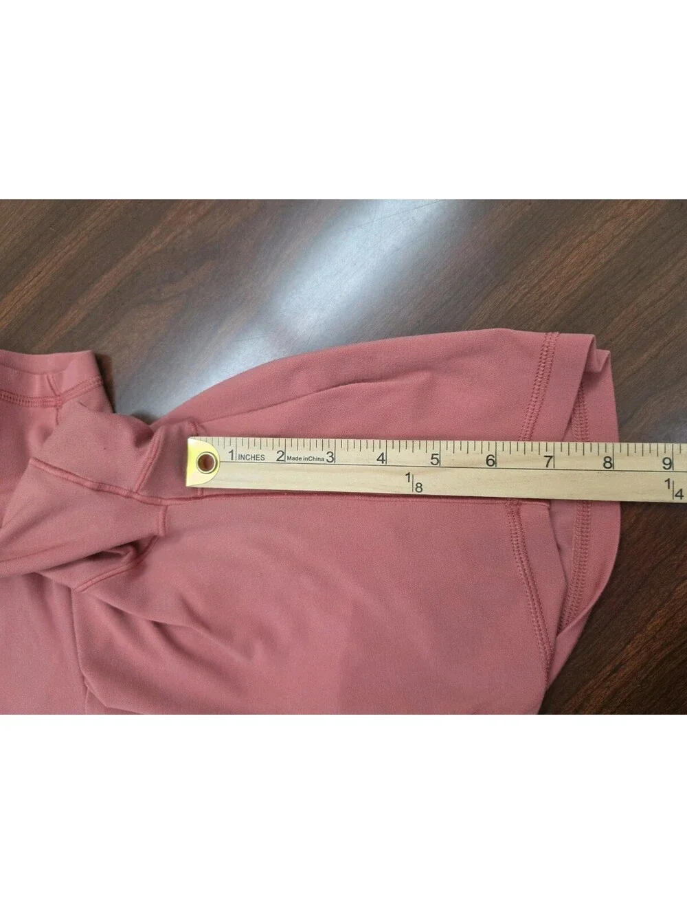 Offline Aerie Crossover Biker Shorts Large Pink Mauve High Waisted Activewear